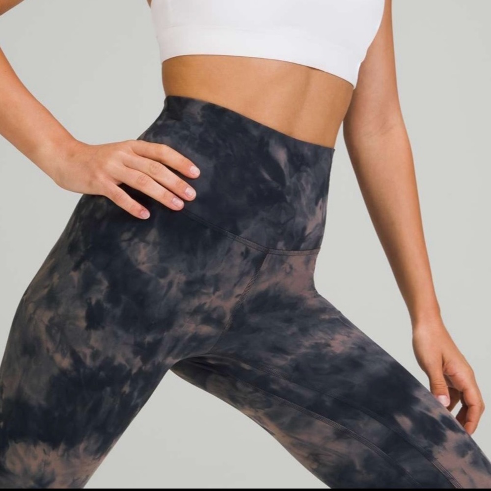 Lululemon lunar rock diamond dye leggings align